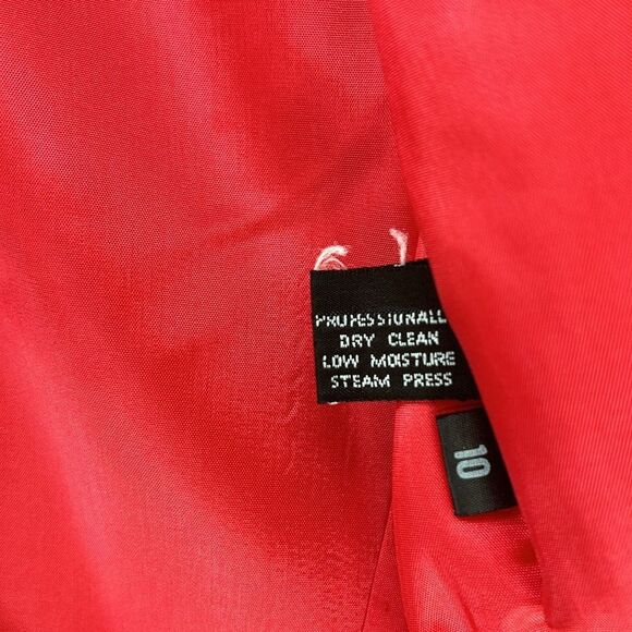 VTG Collectible Gold Giorgio Sant’ Angelo Wool Red Blazer, 10 - Picture 6 of 8